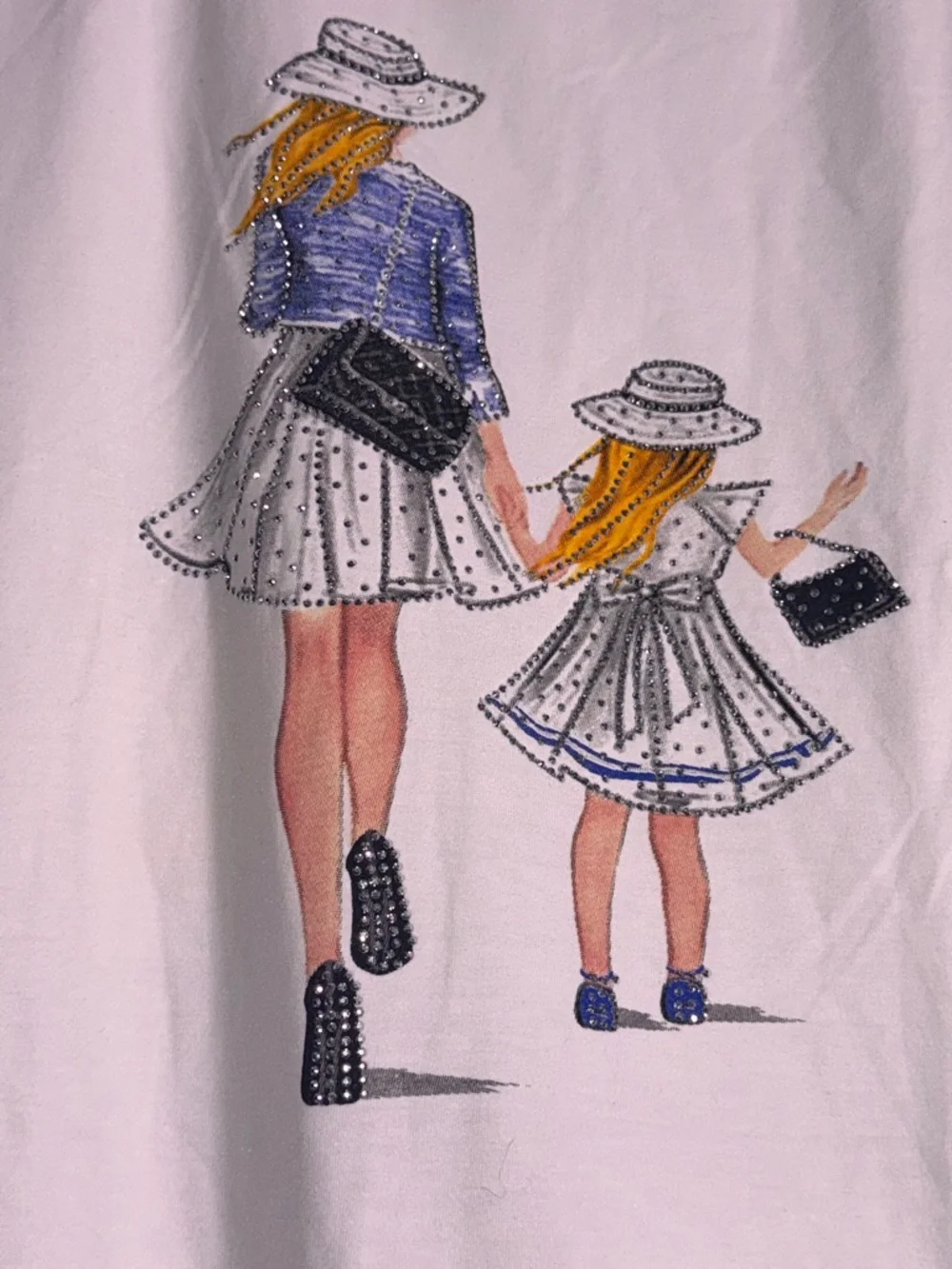 Mother & Daughter Bling Graphic Tee - Picture 3 of 4